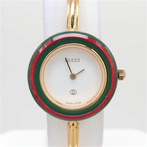 gucci bezel watch 1100 price|gucci watch changeable bezels.